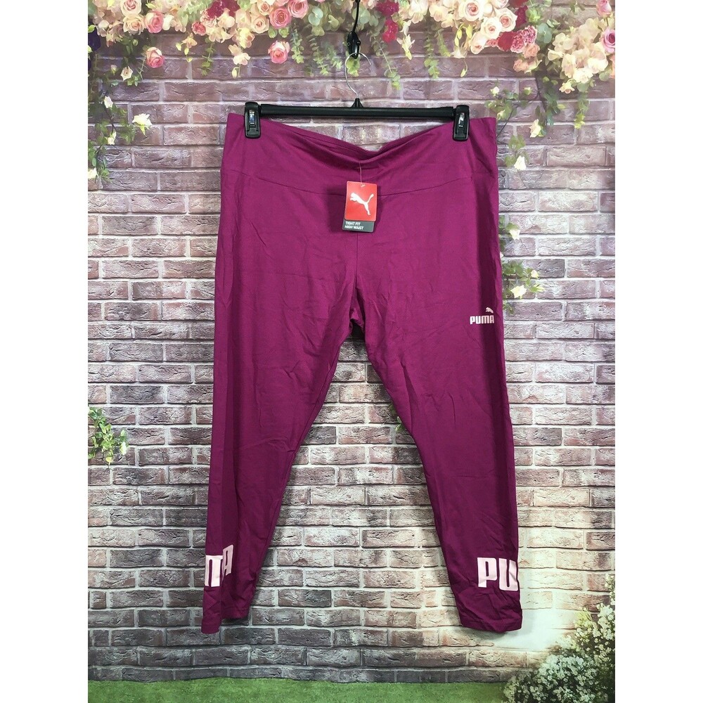PUMA Pink Women's Activewear Leggings Size 3X